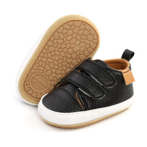 Newborn Baby Shoes Leather Casual Non-slip Toddler Infant Kids Boys Girl Walker Sneakers