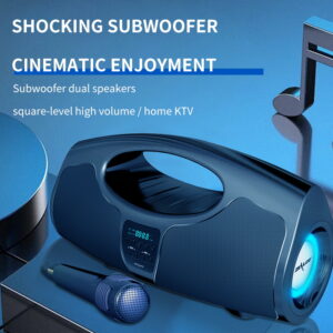 ZEALOT P1 40W Wireless Speakers With Microphone, Outdoor Portable Subwoofer Speaker,Dual Pairing,7200mAh Battery.