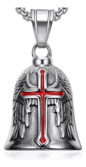 Motorcycle Bells for Biker Good Luck Guardian Riding Bells with Hanger Motorcycle Accessory or Keychain for Luck