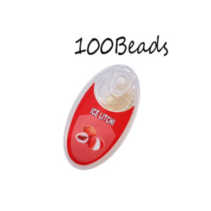 100pcs Mixed Fruit Flavor Menthol Smoke Capsule Mint Burst Beads Cigarette Explosion Pops Tobacco Filter Brush Ball Smoking Tool