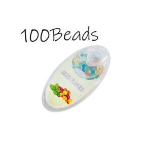100pcs Mixed Fruit Flavor Menthol Smoke Capsule Mint Burst Beads Cigarette Explosion Pops Tobacco Filter Brush Ball Smoking Tool