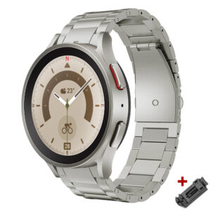 No Gaps Titanium Strap For Samsung Galaxy Watch 5 Pro 45mm 40mm 44mm Luxury Band For Samsung Watch4 Classic 46mm 42mm Bracelet