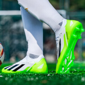 QNX2415 High Quality Mens Soccer Shoes Turf Soccer Cleats for Kids Sneakers TF/FG Training Football Boots Chuteira Campo 35-45