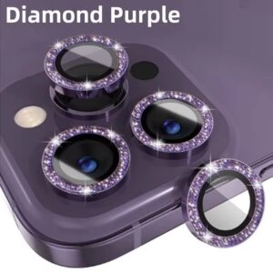 3Pcs Glitter Camera Lens Protection For Iphone 15 14 13 11 Pro Max Plus On Iphone 12 13 11 Pro Max Lens Tempered Glass