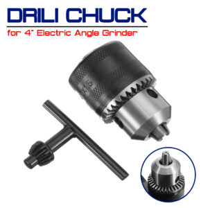 For 4″ Electric Angle Grinder 10mm Chuck Holder Power Drill Convert Adapter M10 High Precision Collet Chuck