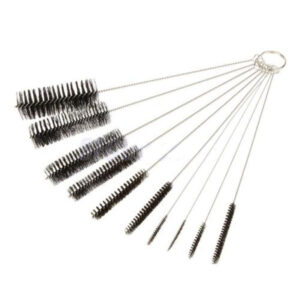 10PCS Nylon Stainless Steel Tobacco Cleaning Brushes Set Accessory For Tobacco Pipe Smoke Tube Cleaning Tools