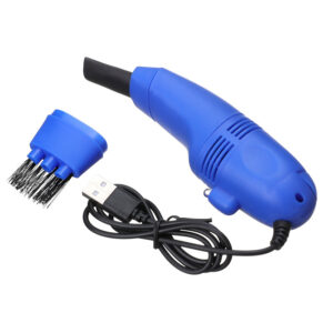 Mini Vacuum Cleaner Keyboard Electric Brush USB Brush Kit Dust Cleaner Collector Three Heads Detachable Cleaning Tool for Laptop