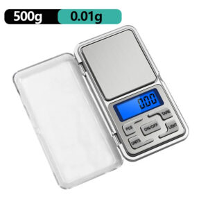 Mini Electronic Scales 0.01g/0.1g High Precision Digital Scale Jewelry Suitcases Travel Scale Pocket Scales 100/200/300/500g