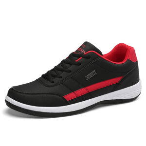 Fashion Casual Shoes Mens Outdoor Tennis Sneakers Lightweight Comfortable Lace Up PU Trainer Size Smaller Than Normals for Men