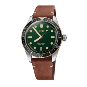 2024 Oris Divers Sixty-Five Automatic Quartz Delicate Three Hand Dial 40MM Fashion Casual Green Black Luminous Belt Men’s Watch