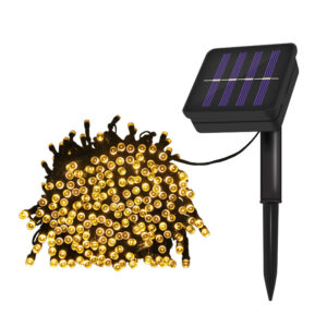 LED Outdoor Solar String Lights Christmas Fairy Light Solar Powered Garland Lights 8 Mode Garden Wedding Decoration Waterproof