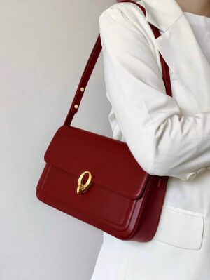Retro women’s 2024 new high-end texture niche underarm bag, crossbody shoulder bag