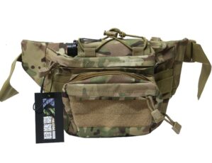 TAK YIYING Molle Tactical Waist Belt Bag Waist Pack Pouch Outdoor Camping Hiking Running Sports Bag