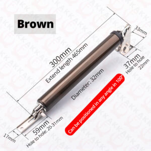 KAK Soft Closing Automatic Door Closer 35KG Pneumatic Adjustable Speed Positioning Door Stop Protective Door Holder Hardware