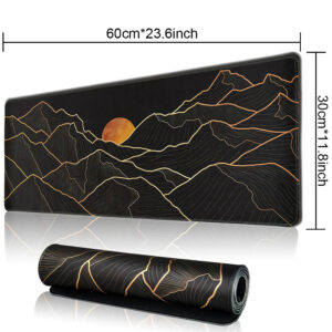 1PC Large Mouse Pads For Desk, Gaming Mouse Pad, Mouse Pad with Stitched Edges and Non-Slip Rubber Base, Extended Mouse Pad