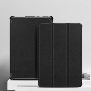HUWEI Smart Case For Amazon Kindle Fire HD 10 HD10 Plus 2021 10.1” Tablet PU Leather Tri-folding Stand Cover T76N2B T76N2P Case