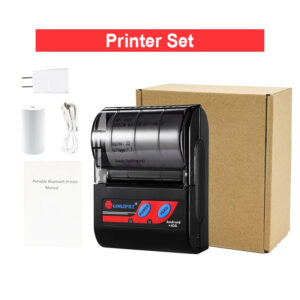 58mm Portable Mini Thermal Printer Receipt Ticket Printer Mobile Pocket Wireless Bluetooth Bill Android Phone PC Printe