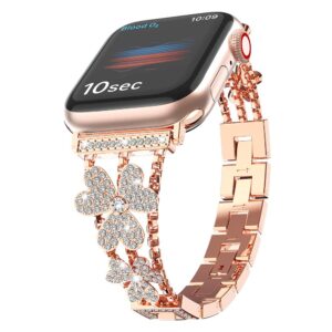 Jewelry Chain Strap for Apple Watch Band Ultra49mm 40mm 44mm 42mm 38mm Loop Bracelet Diamond Wrist IWatch Series 8 7 6 5 4 3 SE