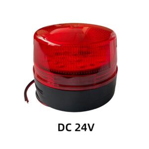 LED Lamp Small Flashing 12v 24v 220v Red Security Strobe Signal Warning Light