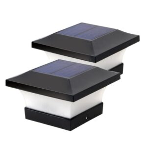 2pcs Solar Light Fence Light IP65 Outdoor Solar Lamp For Garden Decoration Gate Fence Wall Courtyard Cottage Solar Lamp