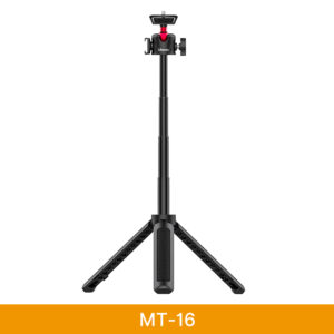 VIJIM Ulanzi MT-16 Foldable Tripod for Phone Cold Shoe Ball Head 1/4” Selfie Stick Mini Holder Bracket for Mobile Camera DSLR