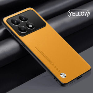 Case for Poco X6 Pro Luxury PU Leather Shockproof Silicone Shell Fundas for Xiaomi Poco X6 Pro Cover Protection Back Phone Coque