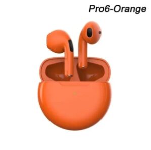 TWS Pro6 Earphone Bluetooth Headphones with Mic 9D Stereo Pro 6 Earbuds for Xiaomi Samsung Android Wireless Bluetooth Headset