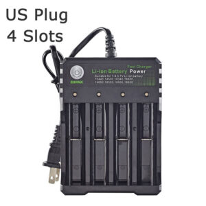 18650 Li-ion Battery Charger 4 Slots AC 110V 220V EU/US Dual For 18650 Charging 3.7V 4.2V Rechargeable Charge for 18500