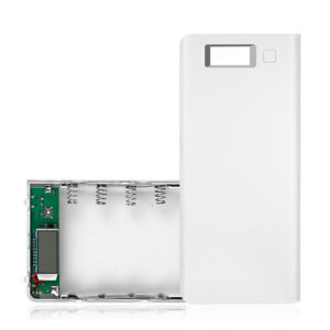 8*18650 Battery Holder Dual USB Power Bank Battery Box Mobile Phone Charger DIY Shell Case Charging Storage Case For Xiaomi