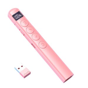Laser Presentation Pointer 2.4G Wireless Demonstration Remote Control Pen for PowerPoint PPT Compatible with MAC/Windows