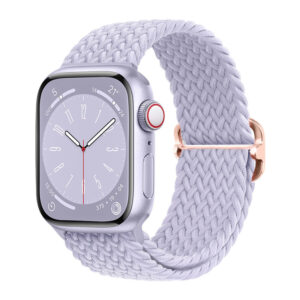 Braided Solo Loop Strap For Apple Watch Band 44mm 40mm 49mm 45mm 41mm 38mm Nylon Bracelet for IWatch Series 9 8 7 SE 6 5 Ultra 2