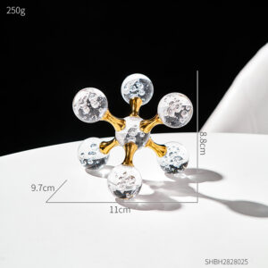 Modern Tabletop Decoration Creative Art Crystal Ball Light Luxury Luxury Living Room Porch Wine Cabinet Decoration