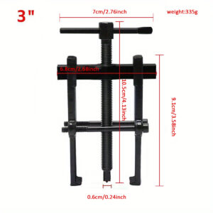 1-pack two-claw puller, small multi-functional bearing removal puller, double beam bearing removal tool, hand tool