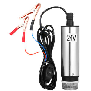 DC 12V/24V Submersible Pump for Pumping Oil Water 51mm Water Oil Fuel Transfer Pump Refueling with Fliter Screen Defueling Pump