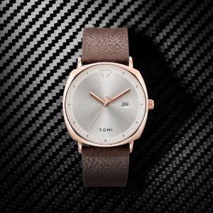 TOMI Men’s Watch Minimalist Fashion Sports Watch Calendar Leather Casual Quartz Watch