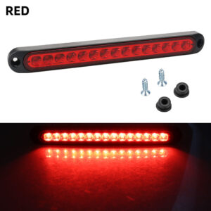 1x Car Light Bar 15LED Bulbs for Car Truck SUV RV Brake Light Signal Side Marker Turn Signal Warning Rear Light 12v 24v