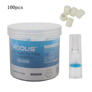 Tobacco Cigarette Filter 100pcs Disposable Smoking Reduce Tar Filtration Cigarette Cleaning Holder Converter Health Care