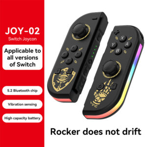 JY02 illuminated game controller supports switch/switch LED Joypad wireless game controller with built-in dual motor