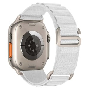 Nylon Strap for Apple Watch Ultra 2 Band 49mm 44mm 45mm 40mm 41mm 42mm 44Mm Nylon Bracelet Correa Iwatch Series 9 8 7 SE 9 6 5 4