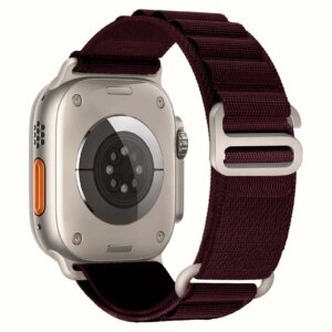 Nylon Strap for Apple Watch Ultra 2 Band 49mm 44mm 45mm 40mm 41mm 42mm 44Mm Nylon Bracelet Correa Iwatch Series 9 8 7 SE 9 6 5 4