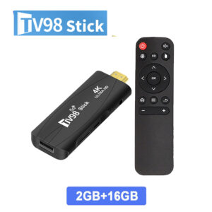 LEMFO TV98 Mini TV Stick Support 8K Video Android 12 2.4G&5G Body Feeling Game Set Top Box 4K Wifi 6 3D smart TV Box 16GB 32GB