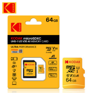 Kodak Micro SD Card 512GB 256GB 128GB 64GB 32GB class10 Flash Memory Card U3 4K High Speed cartao de memoria