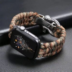 Rope Sport Strap for Apple Watch 9 Ultra 2 Band 49mm 45mm 41mm Survival Outdoor Bracelet iWatch 8 7 6 5 4 SE 44mm 40mm 42mm 38mm