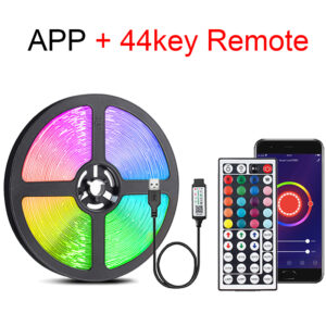 Led Lights for Room RGB 5050 Led Strip with Remote Control Color Changing RGB Tape Lights for Home Party Decoration TV Backlight