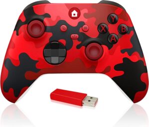 Wireless Controller Compatible with Xbox One, Xbox Series X/S, Xbox One X/S, PC with 2.4GHz Wireless Adapter Gamepad