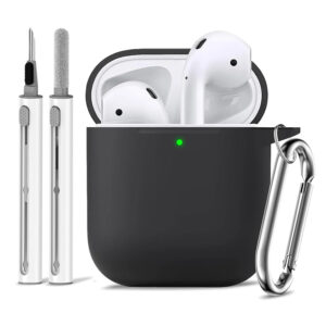 For Apple AirPods 2nd/1st Generation Charging Case For Airpods Case Cover 2&1 with Cleaner Kit Soft Silicone Protective Case