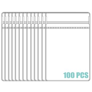 Jewelry Small Self-Sealing Plastic Zip Clear Bags PVC Clear Storage Bag for Storing Bracelets Rings Earrings Organizer (100PCS)