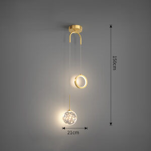 Nordic LED Pendant Light Indoor Lighting Fixture Living Bedroom Bedside Home Decoration Dining Table Hanging Lamps Pendant Lamp