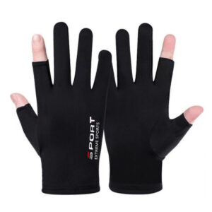 1 Pair Summer Breathable Men’s Gloves Ice Silk Sun Proction Motorcycle Driving Glove Full Finger Moto Bike Gloves Cycling Glove