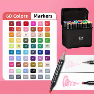 30/40/60/80 Colors Alcohol Felt Markers Pens Dual Tip Permanent Artist Art School Supplies Manga Sketching Markers Student Gift